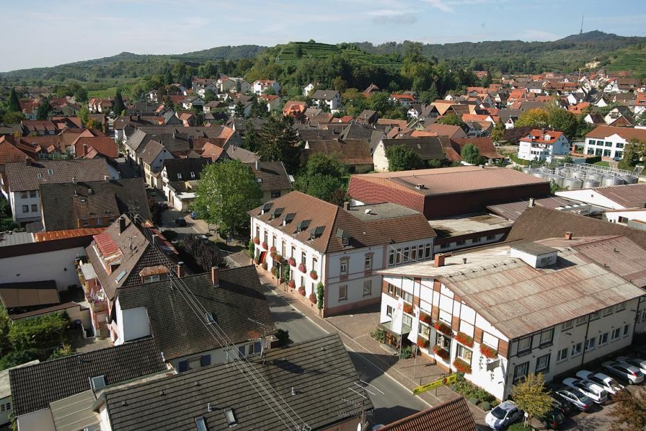 Bötzingen von Oben