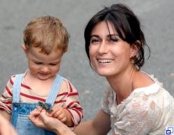 Mama mit Tochter